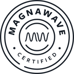 MagnaWave Certified Practitioner Seal - official certification badge for PEMF therapy professionals